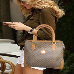 New Vintage LARGE Gucci Boston Doctor Bag Gorgeous w/Long Strap Speedy Bag